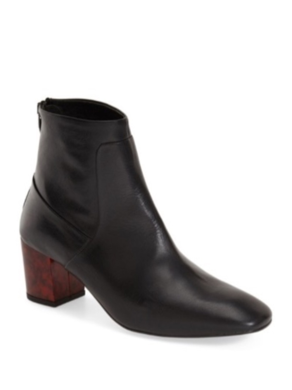 NEW Topshop Mistic black leather bootie - Picture 2 of 9